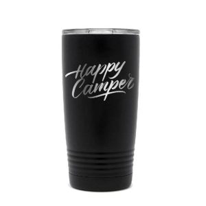 Dock N Stow Happy Camper Stainless Steel Insulated Tumbler Cup w/ Lid 20 oz, Size: 20 fl oz, Blue